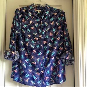 Adorable nautical Talbots sailboat ⛵️ top!!